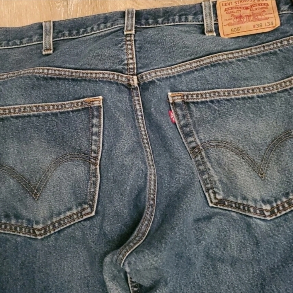 Levi's Blue Straight Jeans Timeless Style